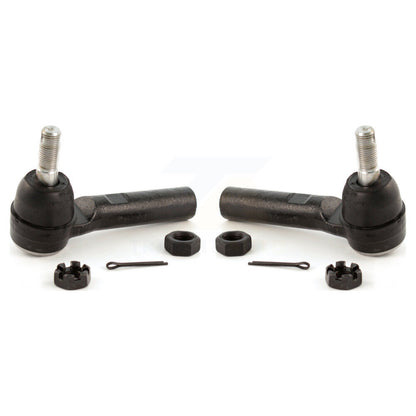 Tie Rod End Front Outer Pair For GMC Chevrolet Sierra 2500 HD Silverado Savana