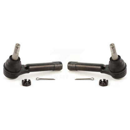 Tie Rod End Front Outer Pair For Chevrolet GMC Silverado 1500 Sierra Avalanche