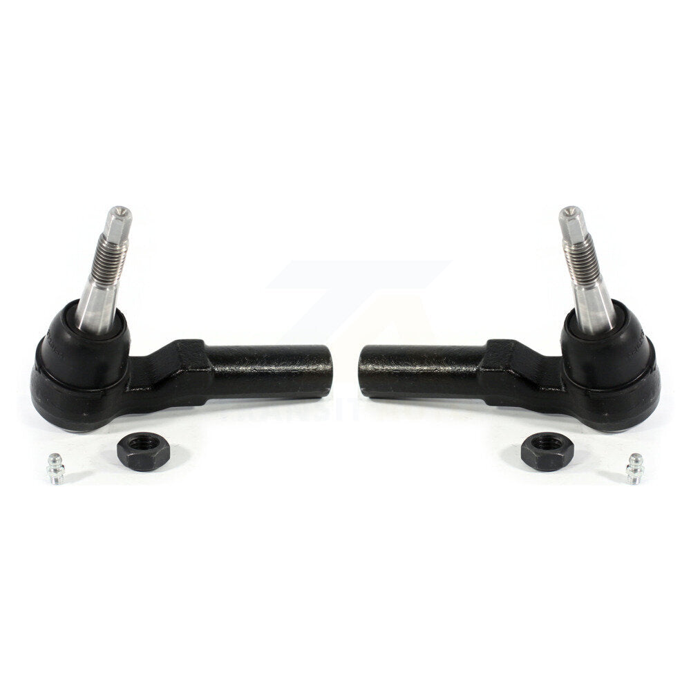 Tie Rod End Front Outer Pair For GMC Chevrolet Sierra 2500 HD Silverado 3500