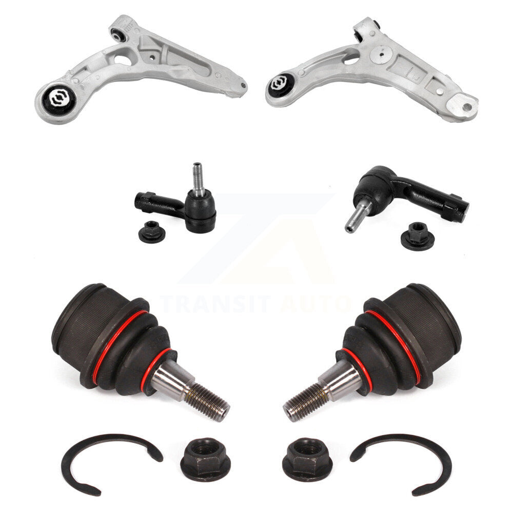 Suspension Arm Tie Rod End & Ball Joint Front Kit (6Pc) For 14-18 Jeep Cherokee