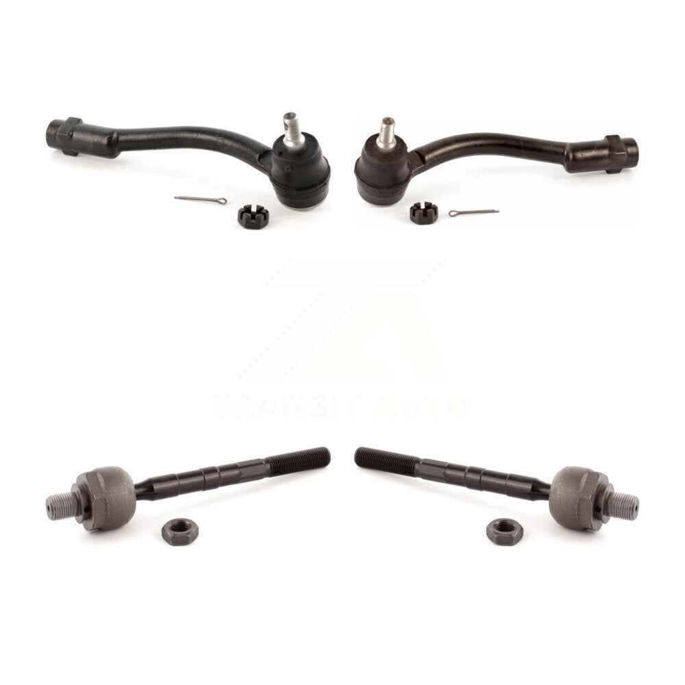 Outer & Inner Steering Tie Rod End Front Kit For Hyundai Accent