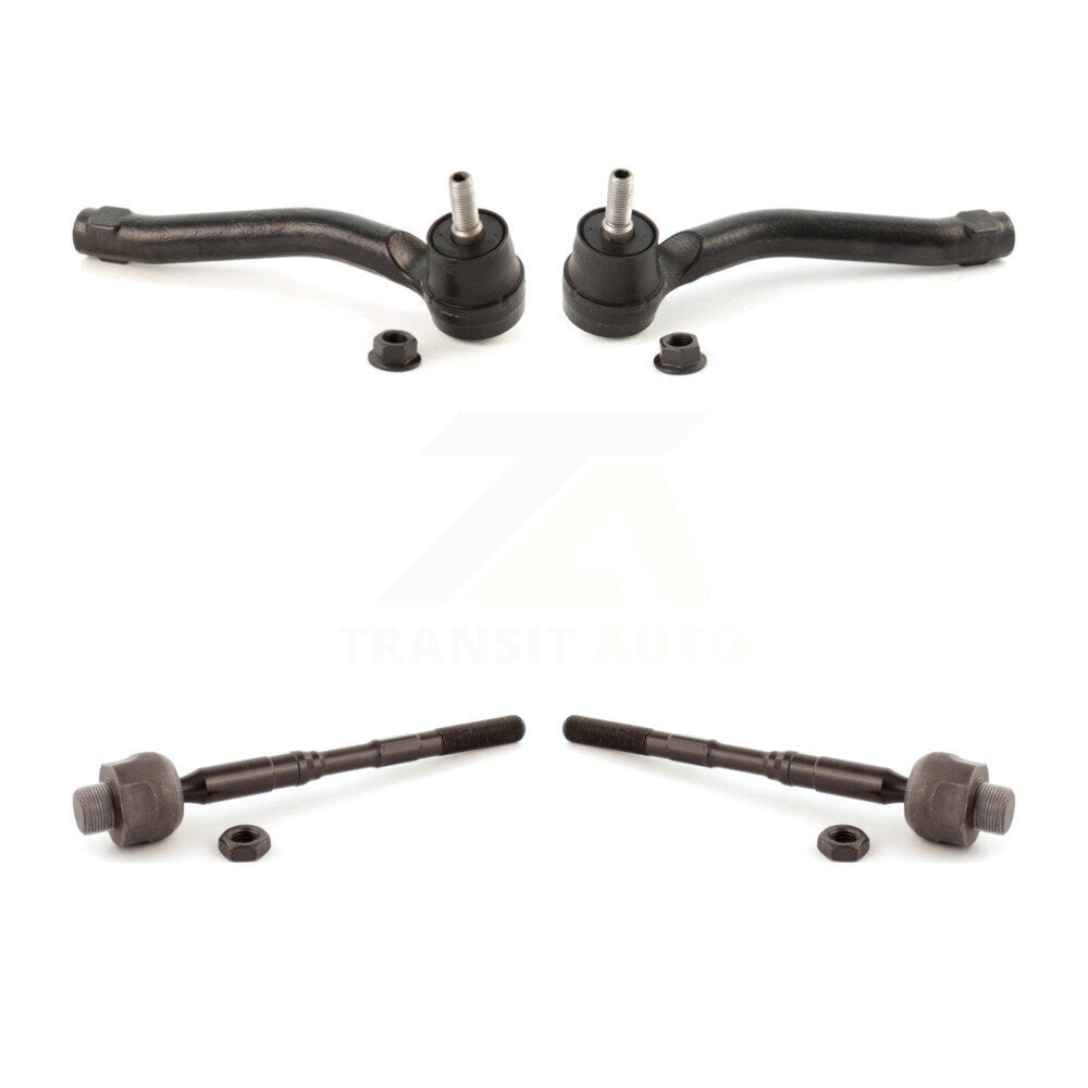 Outer & Inner Steering Tie Rod End Front Kit For Nissan Rogue Select