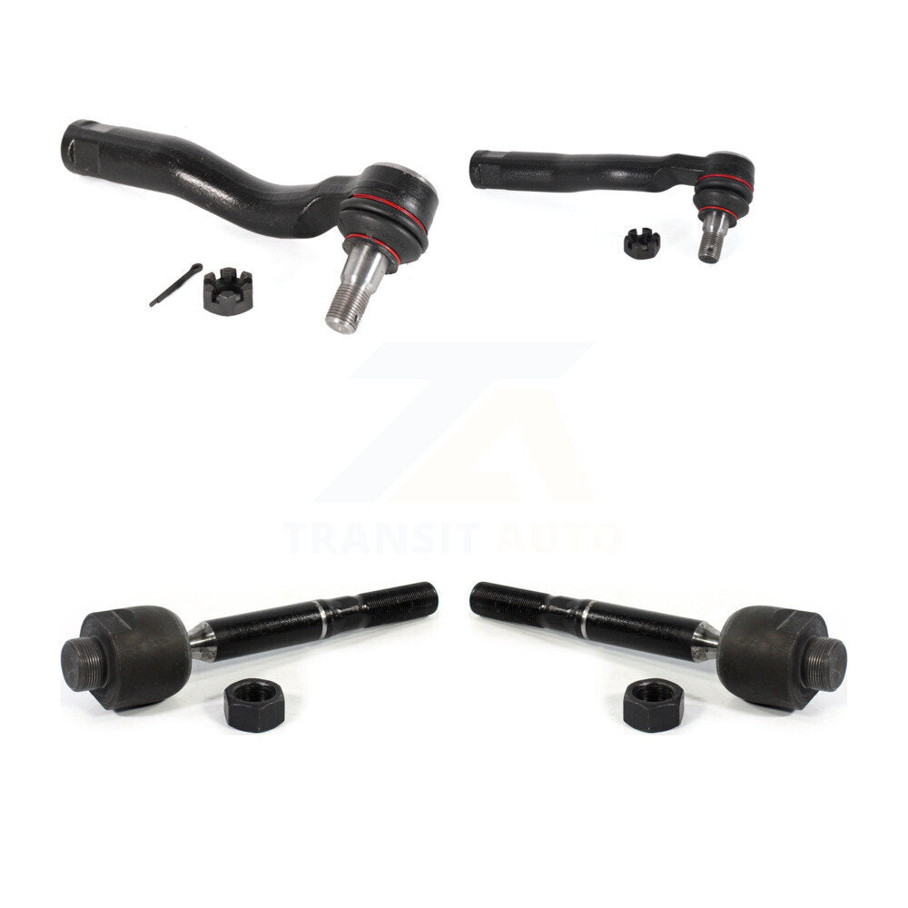 Outer & Inner Steering Tie Rod End Front Kit For Toyota Tundra Sequoia