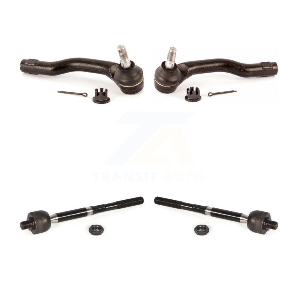 Outer & Inner Steering Tie Rod End Front Kit For 2011-2014 Mazda 2