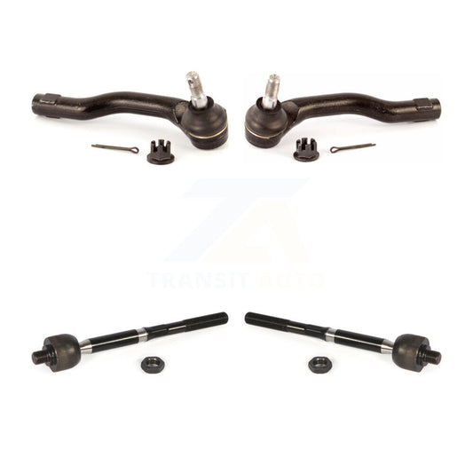 Outer & Inner Steering Tie Rod End Front Kit For 2011-2014 Mazda 2