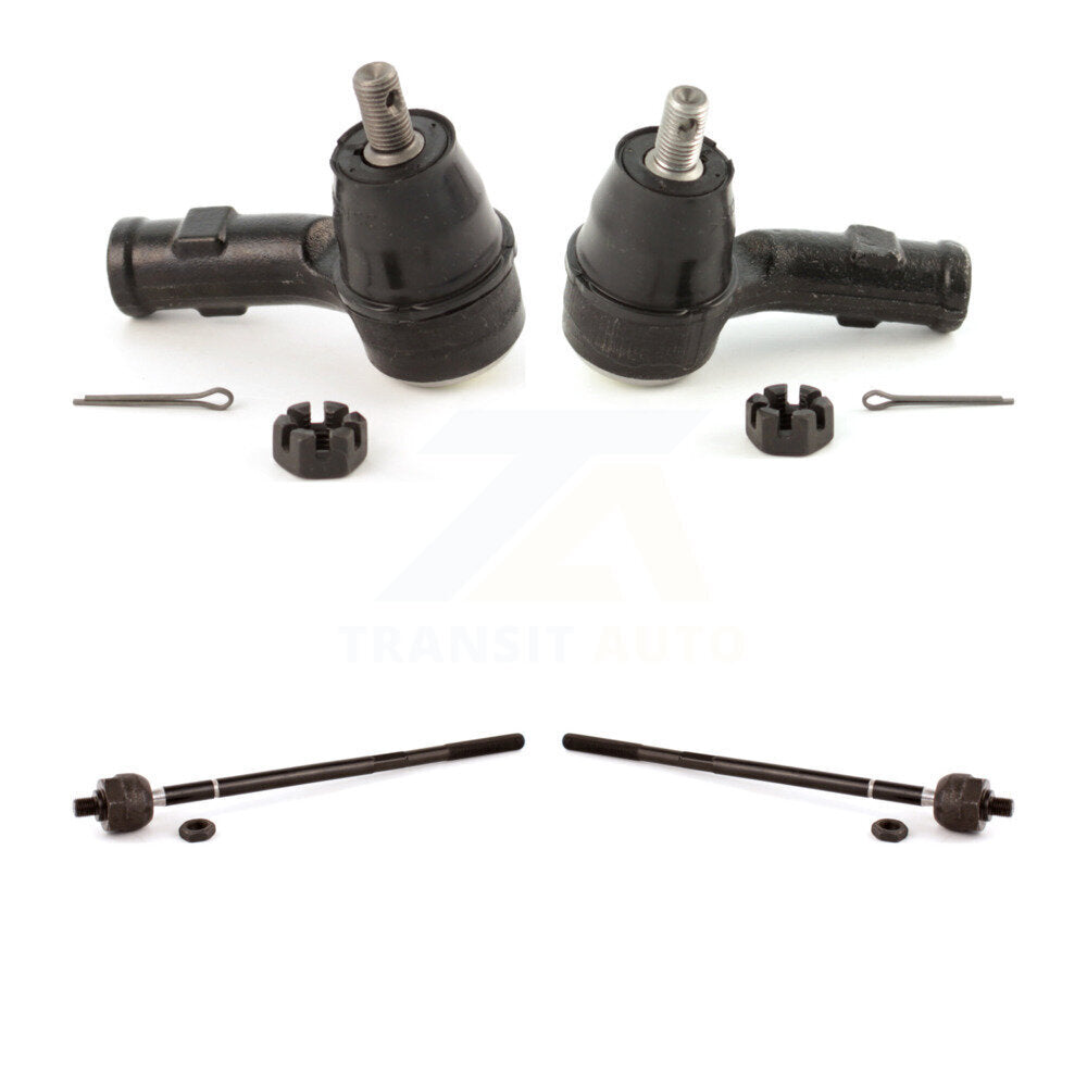 Outer & Inner Tie Rod End Front Kit For Ford Focus With Fixed Ratio Steering