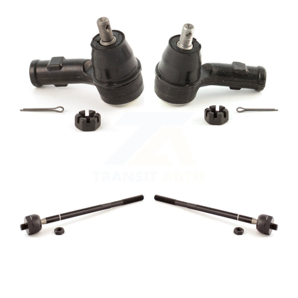Outer & Inner Tie Rod End Front Kit For Ford Focus Without Fixed Ratio Steering