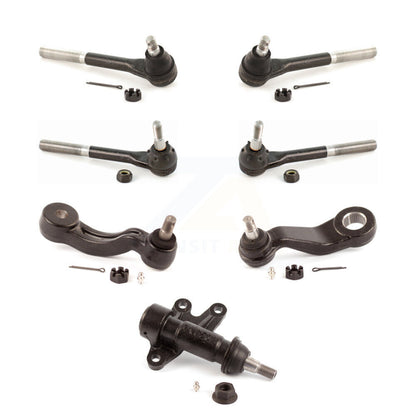 Inner Outer Tie Rod End Pitman Idler Arm & Bracket Front Kit (7Pc) For K1500 GMC