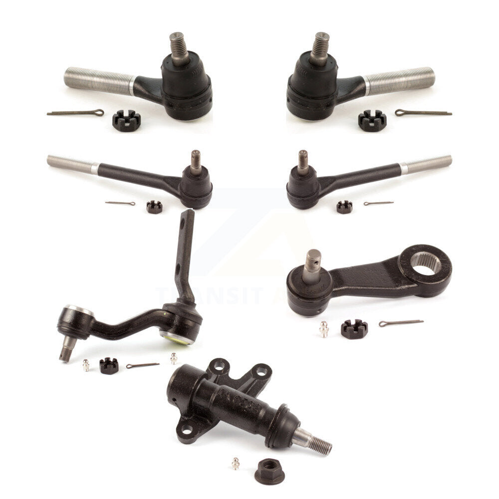 Inner Outer Tie Rod Pitman Idler Arm & Bracket Front Kit For Chevrolet Blazer