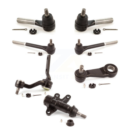 Inner Outer Tie Rod Pitman Idler Arm & Bracket Front Kit For Chevrolet Blazer