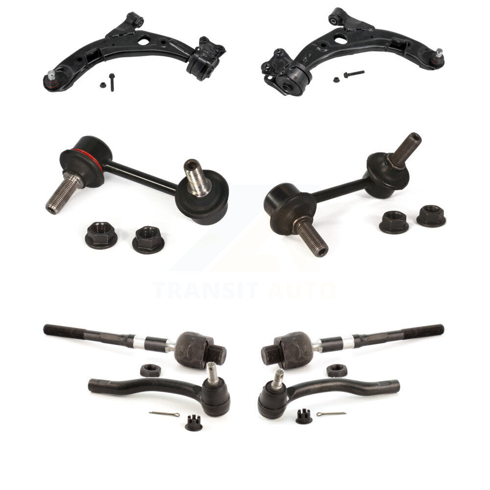 Control Arm Ball Joint Tie Rod End Link Front Kit (8Pc) For 2007-2015 Mazda CX-9