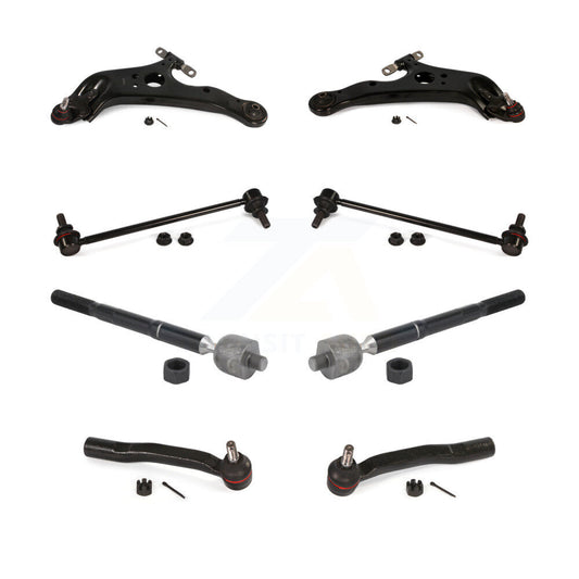 Control Arm Ball Joint Tie Rod End Link Front Kit (8Pc) For 11-20 Toyota Sienna