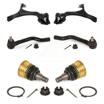 Suspension Control Arm Tie Rod End & Ball Joint Front Kit (6Pc) For Honda Accord