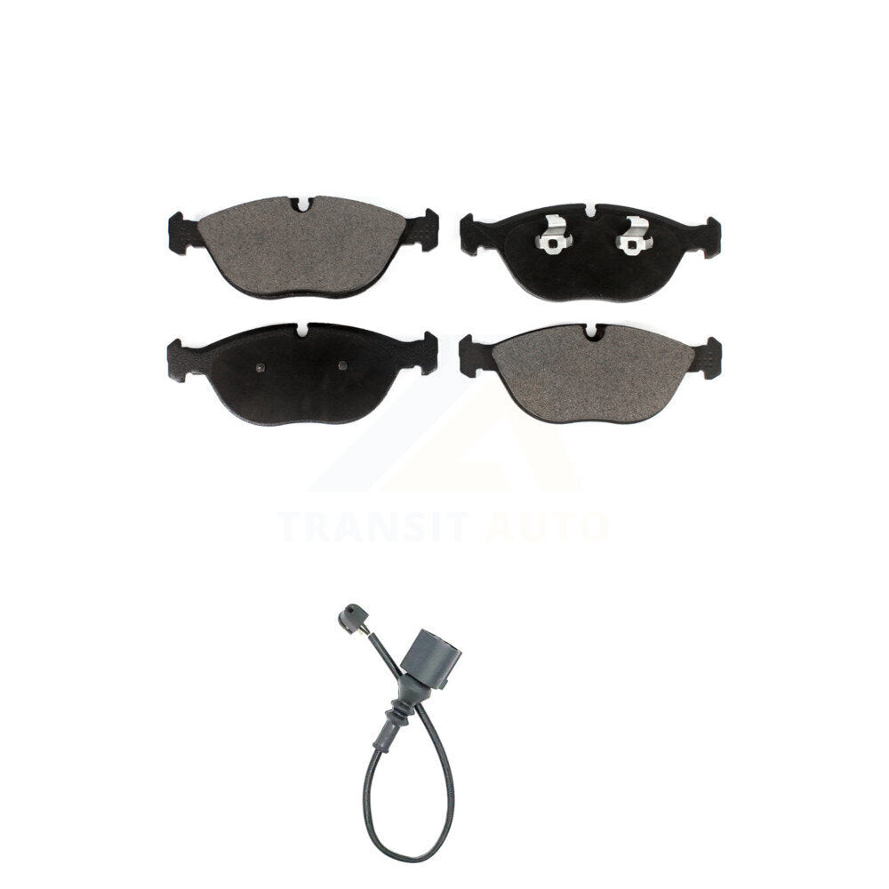 Ceramic Brake Pads Wear Sensor Front Kit For Audi TT Quattro Volkswagen R32 3.2L