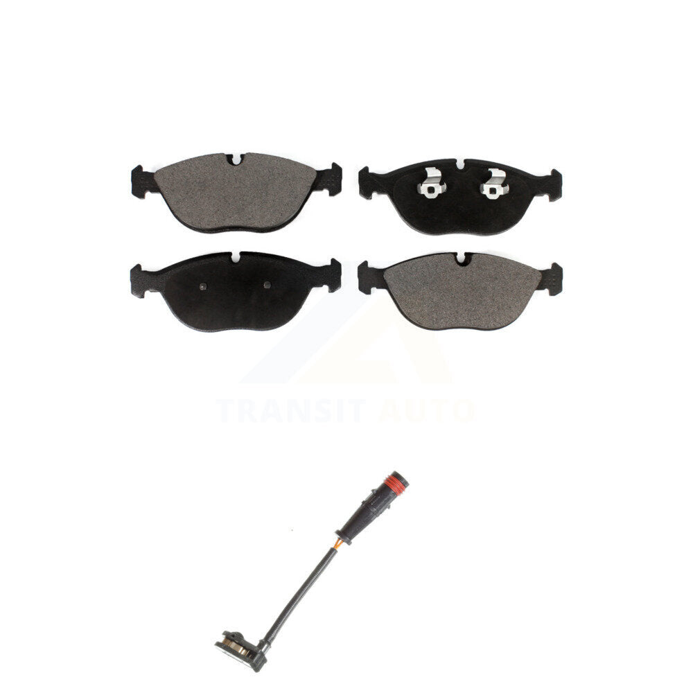 Ceramic Disc Brake Pads And Wear Sensors Front Kit For Mercedes-Benz S500 S430