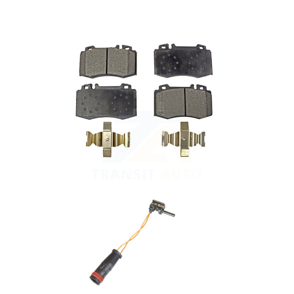 Ceramic Brake Pad Wear Sensor Front Kit For Mercedes-Benz E350 C230 SL500 SLK350
