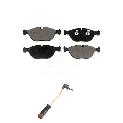 Ceramic Disc Brake Pad And Wear Sensor Front Kit For 2006 Mercedes-Benz E350 AWD