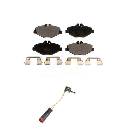 Ceramic Disc Brake Pads And Wear Sensors Front Kit For Mercedes-Benz E350 RWD