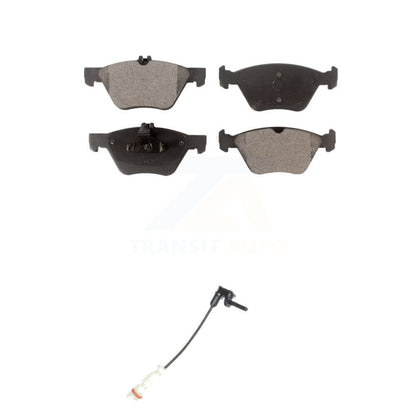 Ceramic Brake Pad & Wear Sensor Front Kit For Mercedes-Benz E320 Chrysler CLK320