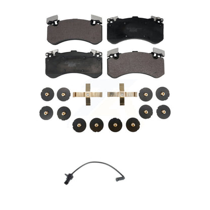 Ceramic Disc Brake Pads And Wear Sensors Front Kit For Audi S6 S7 S8