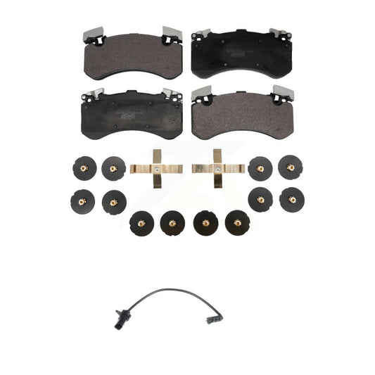 Ceramic Disc Brake Pads And Wear Sensors Front Kit For Audi S6 S7 S8