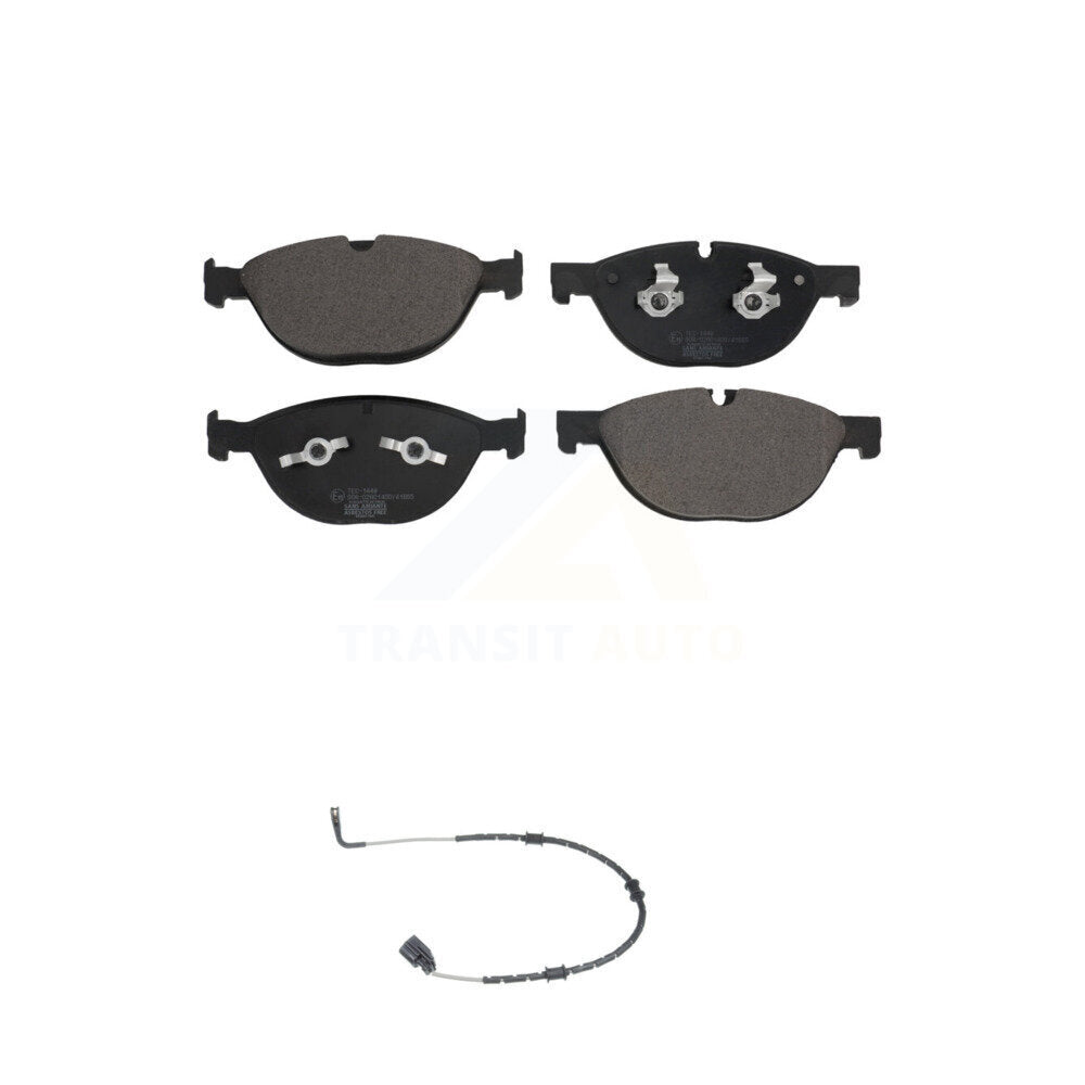 Ceramic Brake Pads & Wear Sensor Front Kit For Jaguar XF XJ XKR XFR F-Type XKR-S