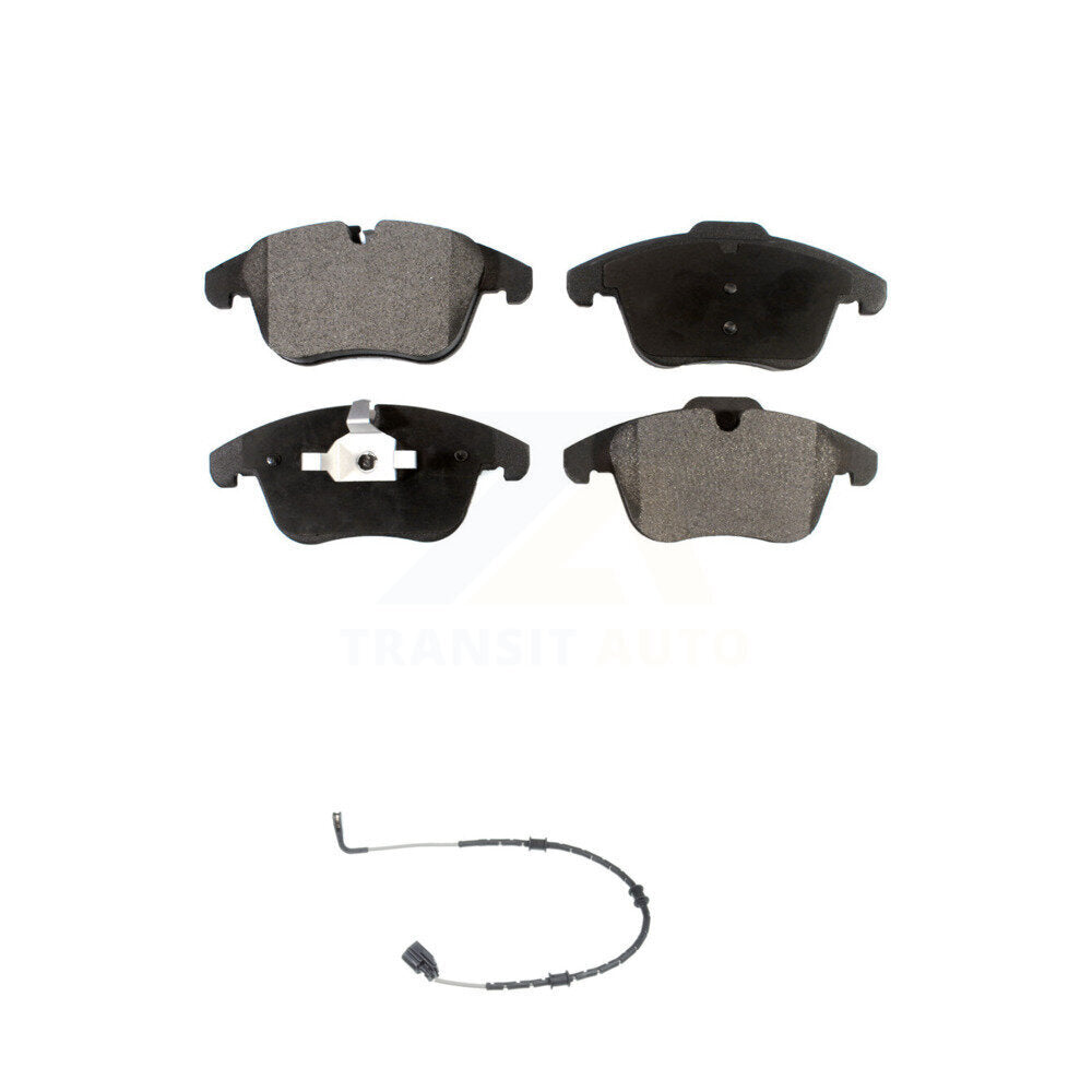 Ceramic Disc Brake Pads And Wear Sensors Front Kit For Jaguar XF