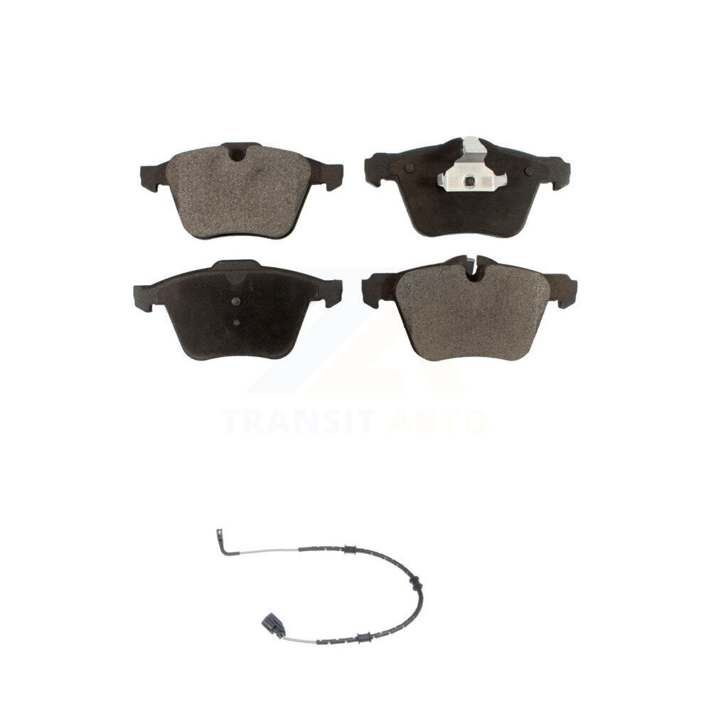 Ceramic Disc Brake Pads And Wear Sensors Front Kit For Jaguar XF XJ