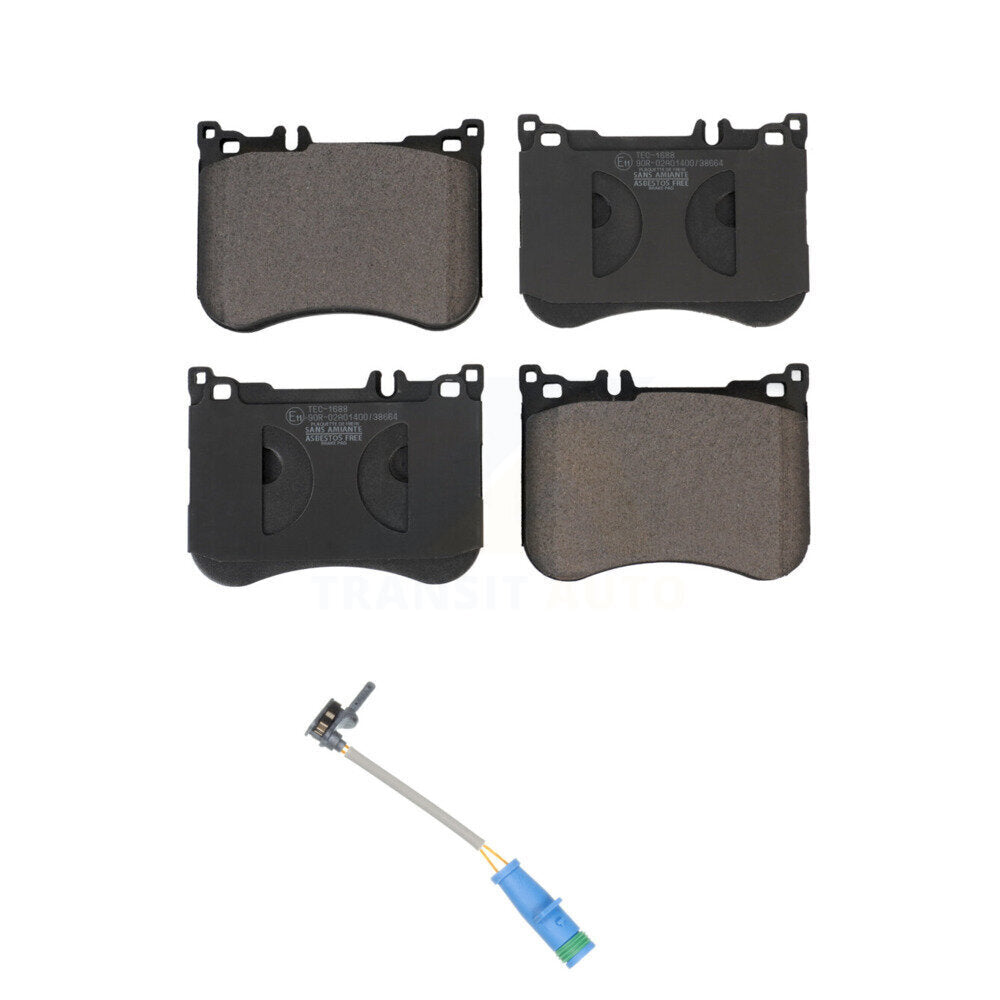 Ceramic Brake Pad Wear Sensor Front Kit For Mercedes-Benz S550 S560 E53 AMG S450
