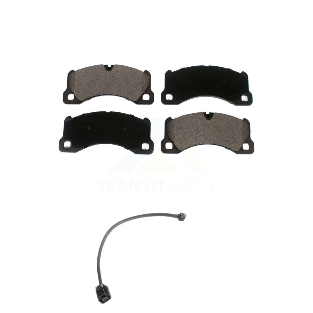 Ceramic Brake Pad & Wear Sensor Front Kit For Porsche Cayenne Volkswagen Touareg