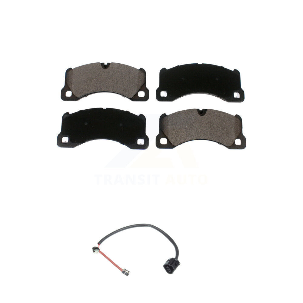 Ceramic Disc Brake Pads And Wear Sensors Front Kit For Porsche Cayenne Panamera