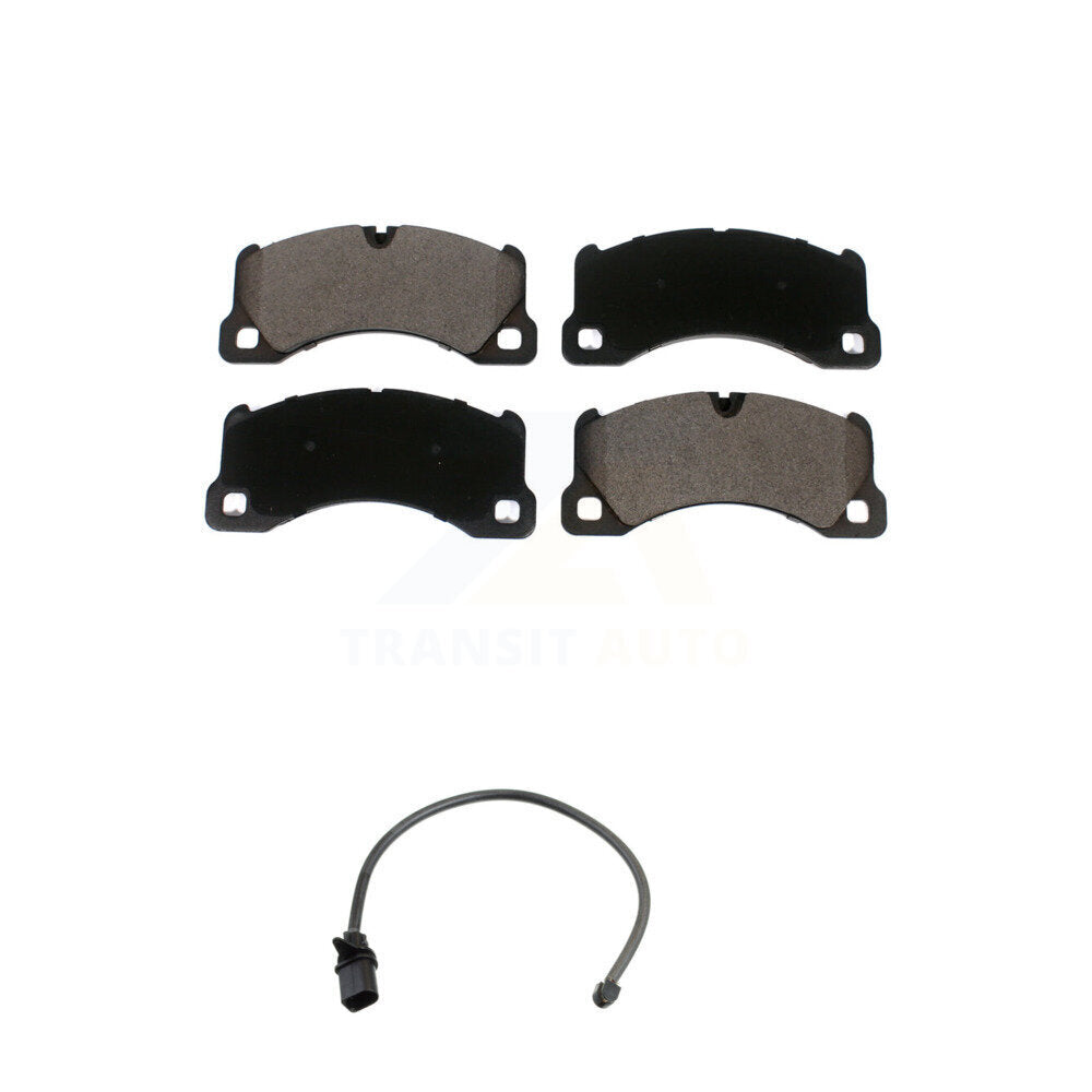Ceramic Disc Brake Pads And Wear Sensors Front Kit For Porsche Macan
