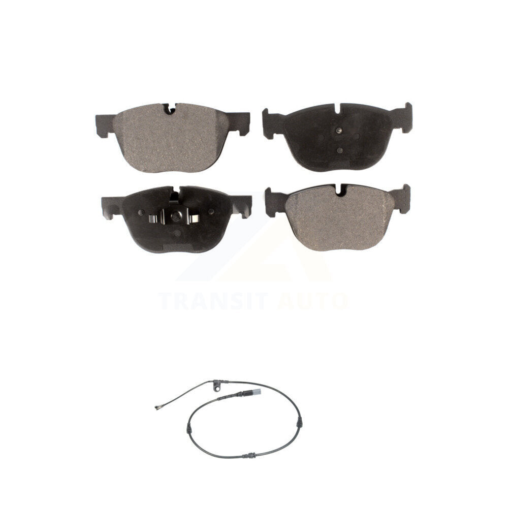 Ceramic Disc Brake Pads And Wear Sensors Front Kit For BMW X5 X6