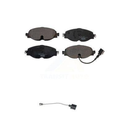 Ceramic Brake Pad Extra Wear Sensor Front Kit For Volkswagen Jetta Golf Taos GTI