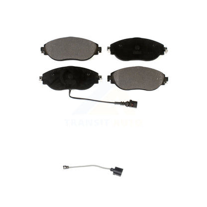 Ceramic Brake Pad Extra Wear Sensor Front Kit For Volkswagen Tiguan Jetta Audi R