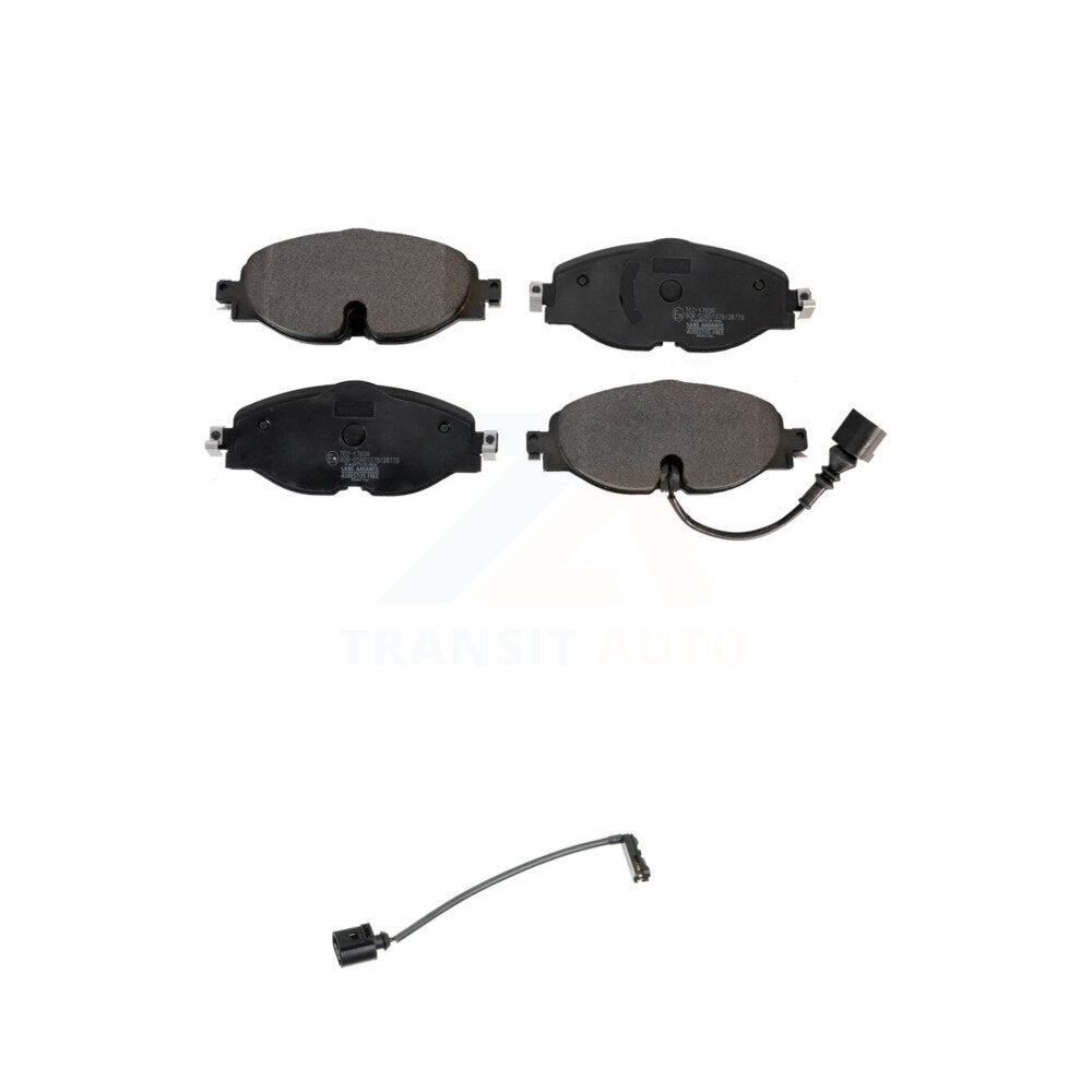 Ceramic Brake Pad Extra Wear Sensor Front Kit For Audi TT Quattro Base with 2.0L
