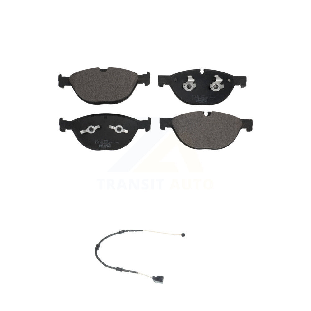 Ceramic Disc Brake Pads And Wear Sensors Front Kit For Jaguar XJ F-Type