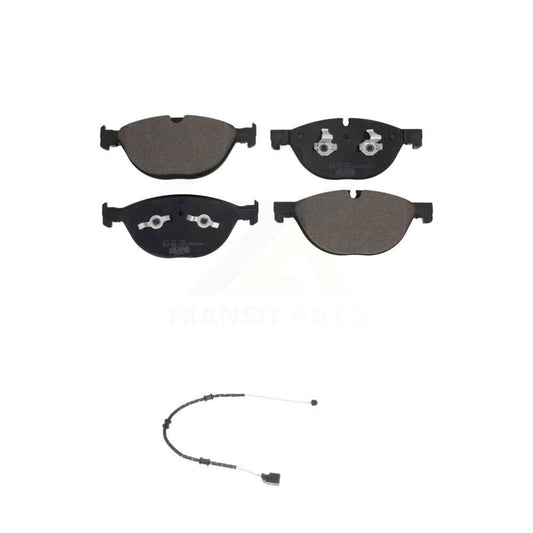 Ceramic Disc Brake Pads And Wear Sensors Front Kit For Jaguar F-Type