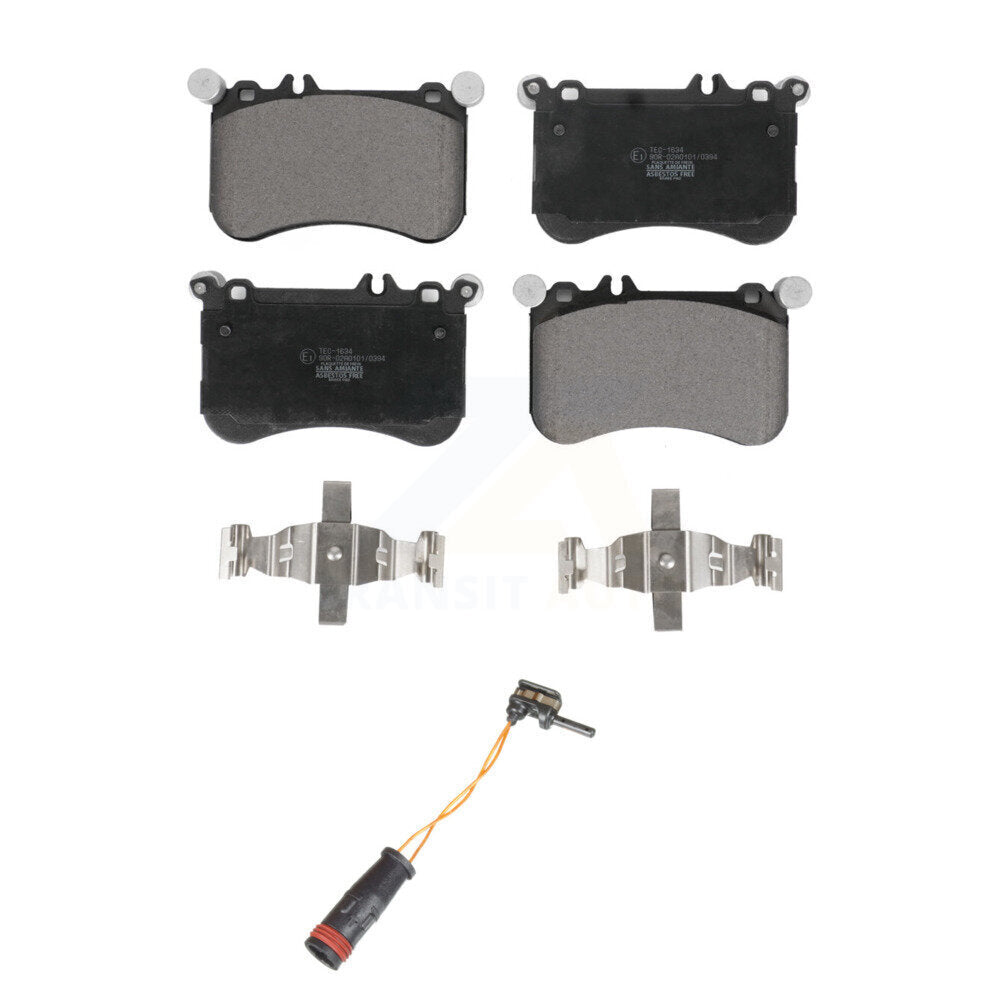 Ceramic Brake Pads Wear Sensor Front Kit For Mercedes-Benz CLS550 E550 SLC43 AMG