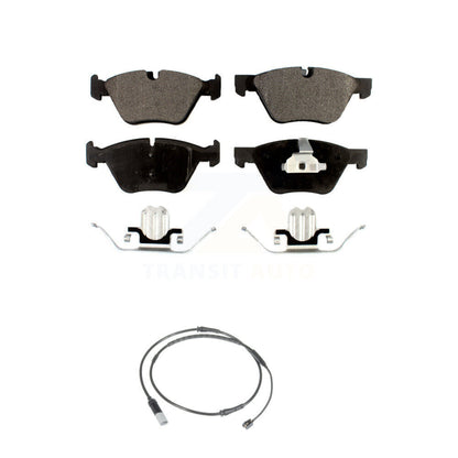 Ceramic Disc Brake Pads And Wear Sensors Front Kit For BMW 528i