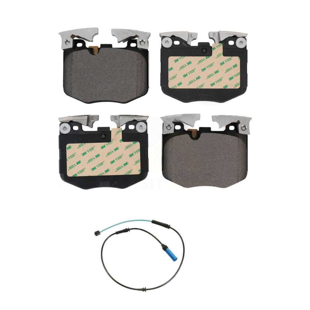 Ceramic Brake Pads Wear Sensor Front Kit For BMW 530i xDrive 540i 530e 640i Gran