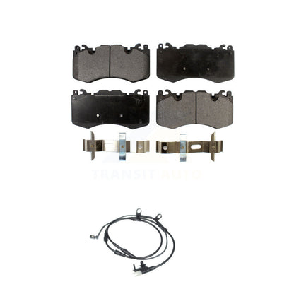 Ceramic Disc Brake Pads And Wear Sensors Front Kit For Land Rover Range Sport