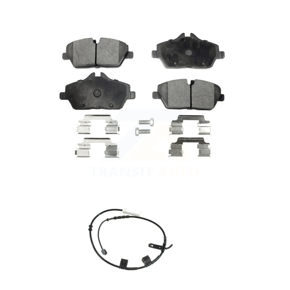 Ceramic Disc Brake Pads And Wear Sensors Front Kit For Mini Cooper
