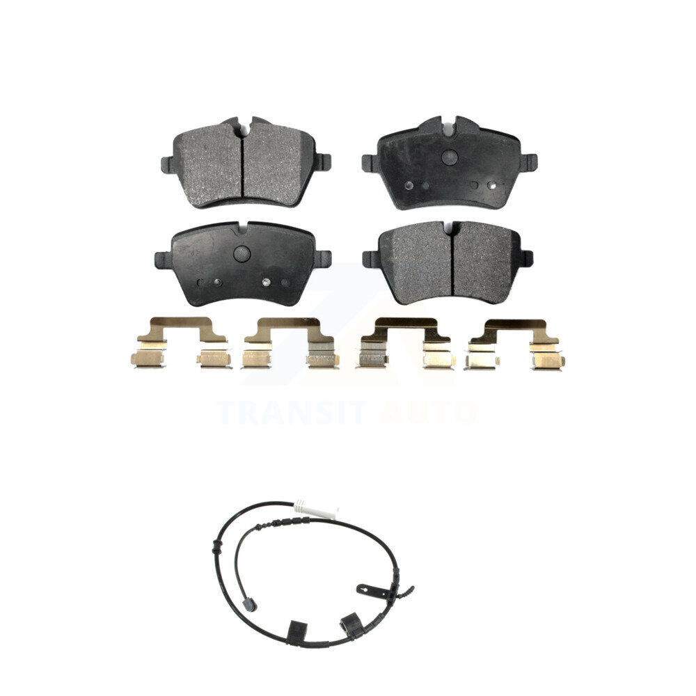 Ceramic Disc Brake Pads And Wear Sensors Front Kit For Mini Cooper
