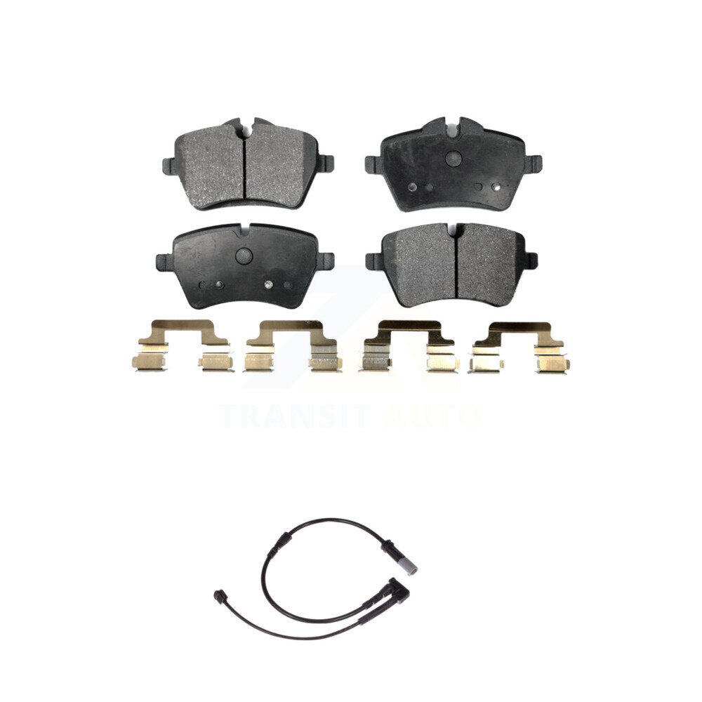 Ceramic Disc Brake Pads And Wear Sensors Front Kit For Mini Cooper