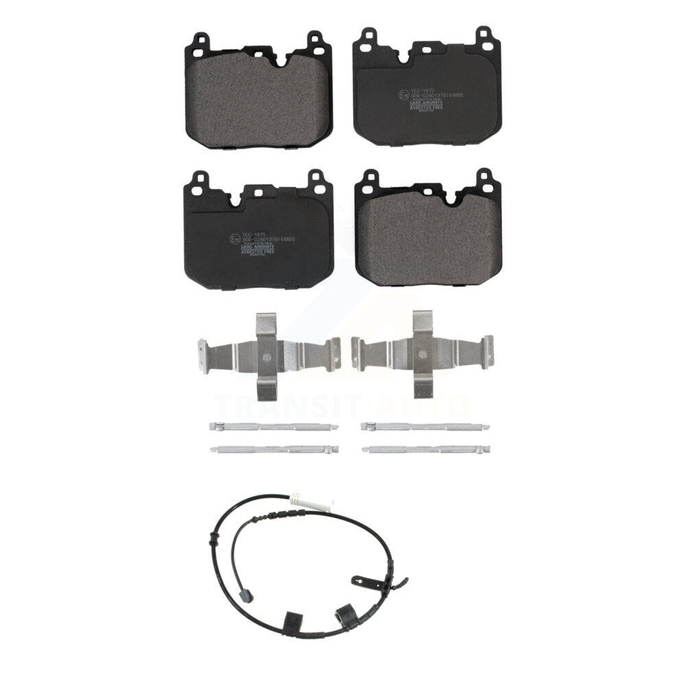 Ceramic Disc Brake Pads And Wear Sensors Front Kit For Mini Cooper