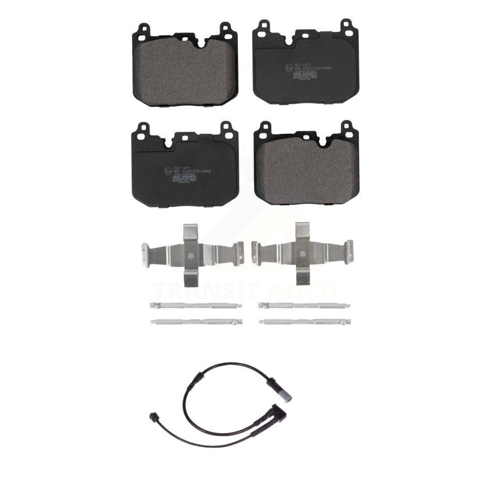 Ceramic Disc Brake Pads And Wear Sensors Front Kit For Mini Cooper