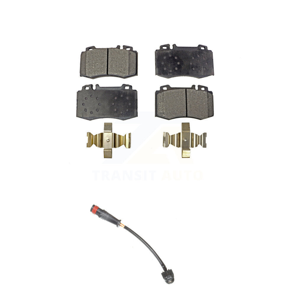 Ceramic Disc Brake Pad & Wear Sensor Front Kit For Mercedes-Benz SL500 SLK55 AMG