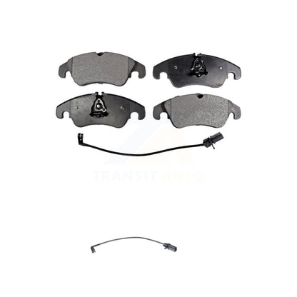 Ceramic Brake Pad Extra Wear Sensor Front Kit For Audi Q5 A4 Quattro A5 S4 S5 A6