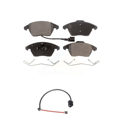 Ceramic Brake Pad Extra Wear Sensor Front Kit For 2012-2013 Audi TT Quattro 2.0L